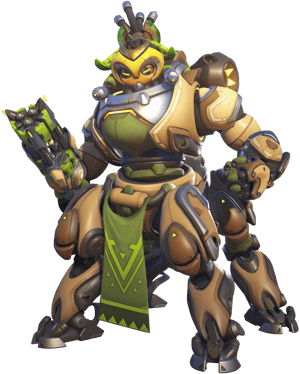 This is the Avatar Image for the Orisa (Overwatch) - Marisa Leal AI Voice and Text to Speech Generator